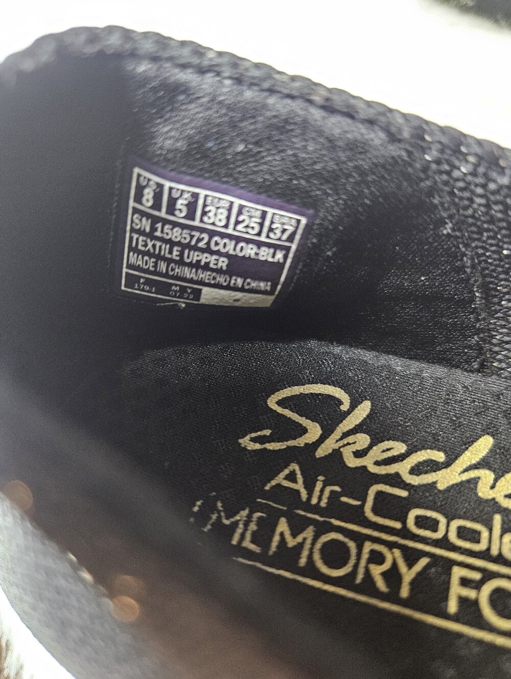 Skechers Cleo Black Point Washable Knit Flats with  Sparkle For Women's - Picture 9 of 13